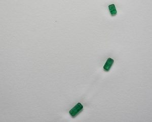 Necklace Layout of 13.58 Carats Intense Green AFGHAN (Panjshir) Emerald!